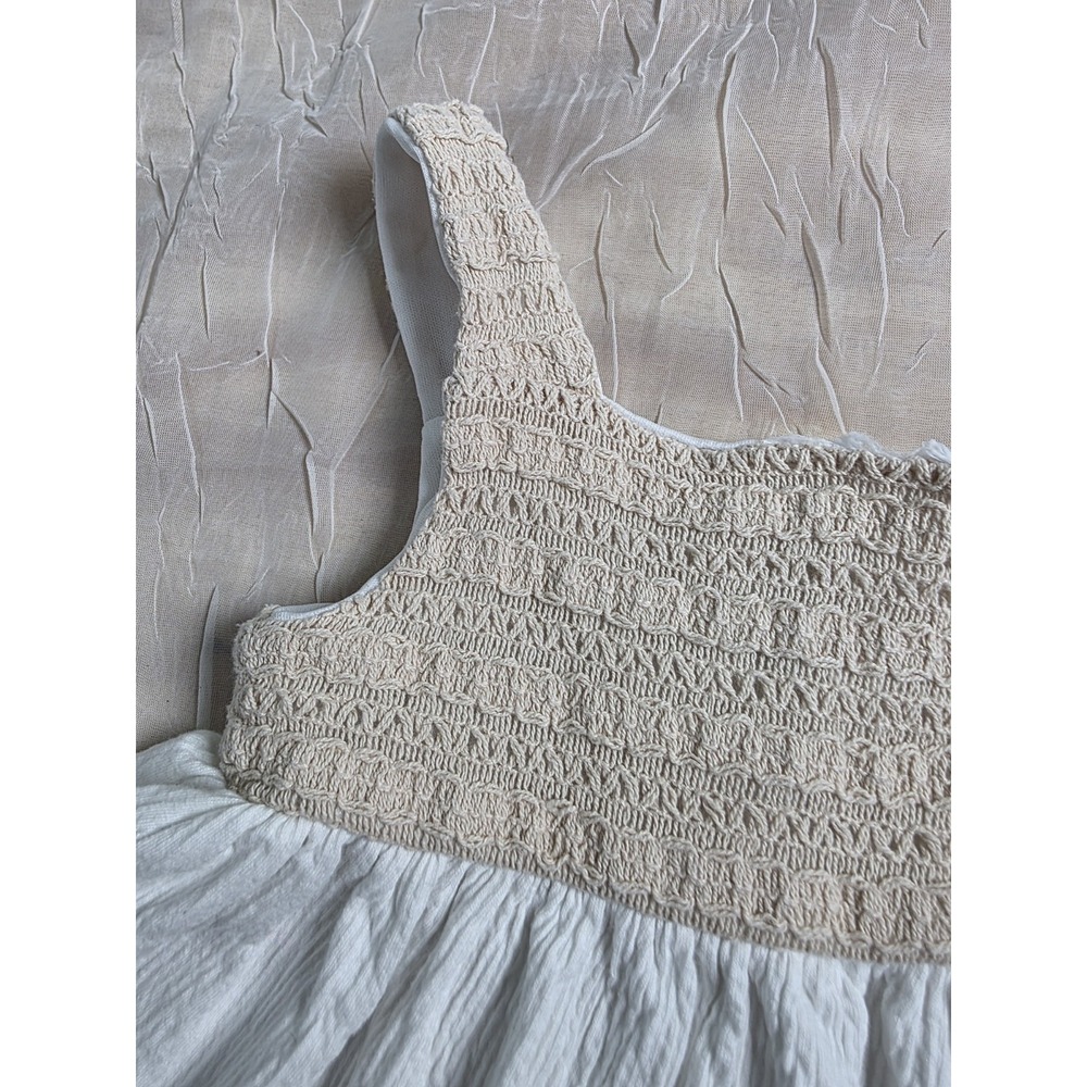 Crochet Tank Top Bohemian Size 4T 100% Cotton - Picture 7 of 8